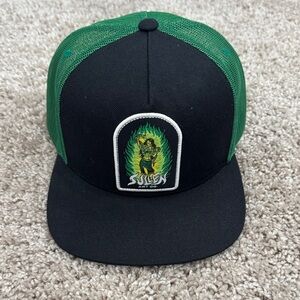 Sullen Art Co. Black and Green Trucker Hat